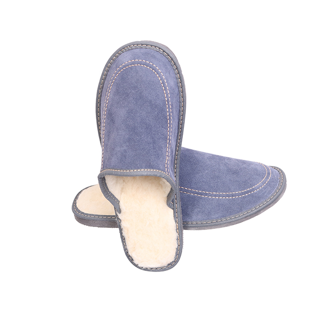 PANTOUFLE CHAUSSON CUIR VOUTE PLANTAIRE FOURRE DT COLLECTION