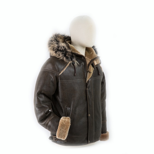 gilet homme interieur fourrure